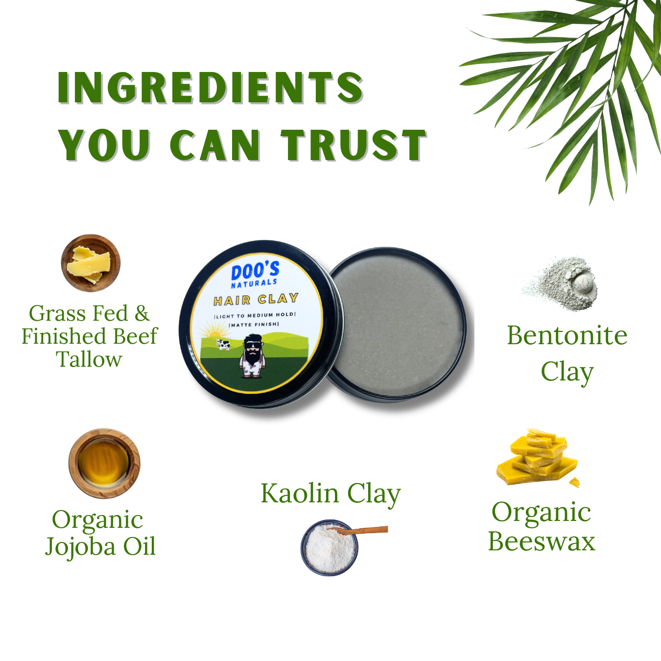 Tallow Hair Clay