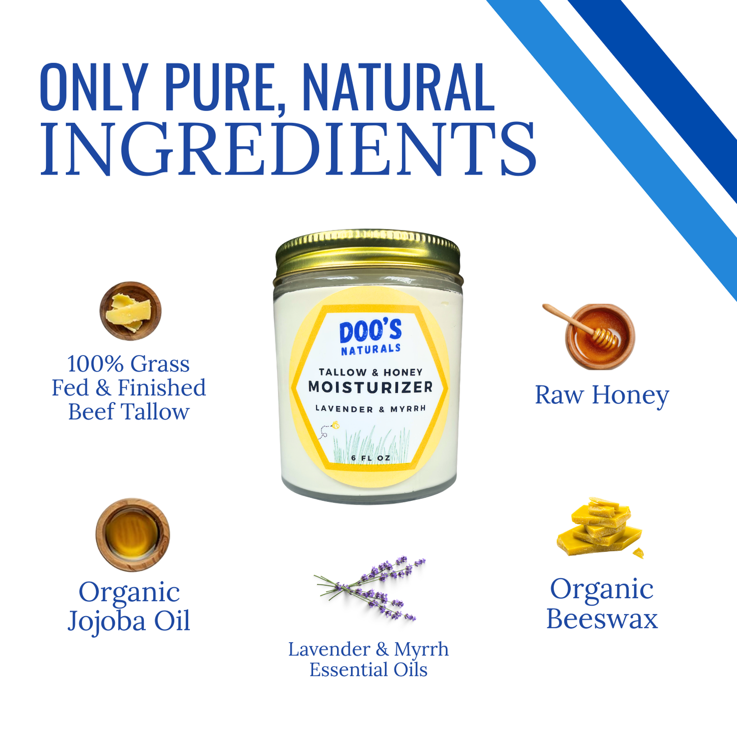 Doo's Naturals Tallow & Honey Moisturizer